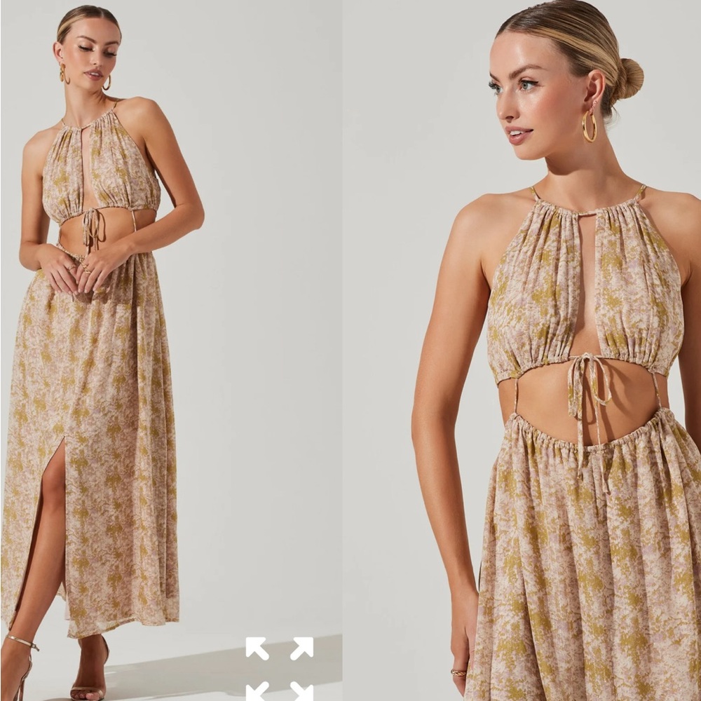 Astr the label cutout dress